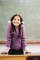 Children at school classroom