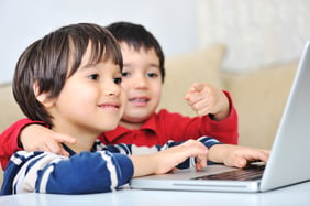 Kids using laptop-1