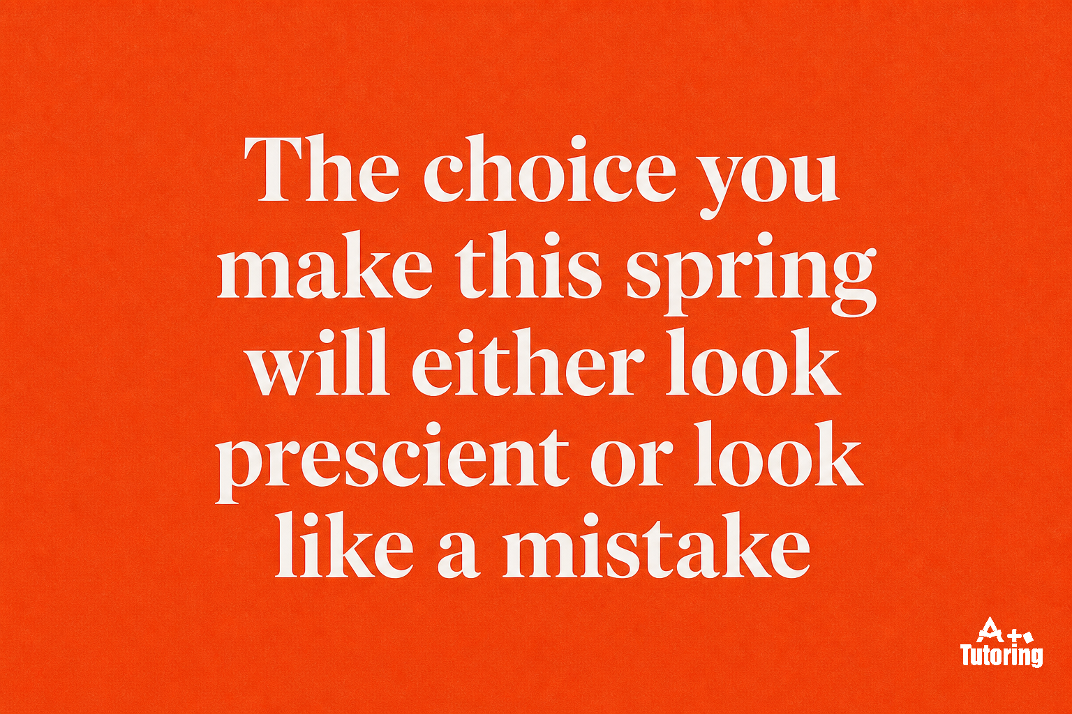 Pull quote: The choice you make this spring will either look prescient or look like a mistake, depending on what the LAUSD evaluation concludes.