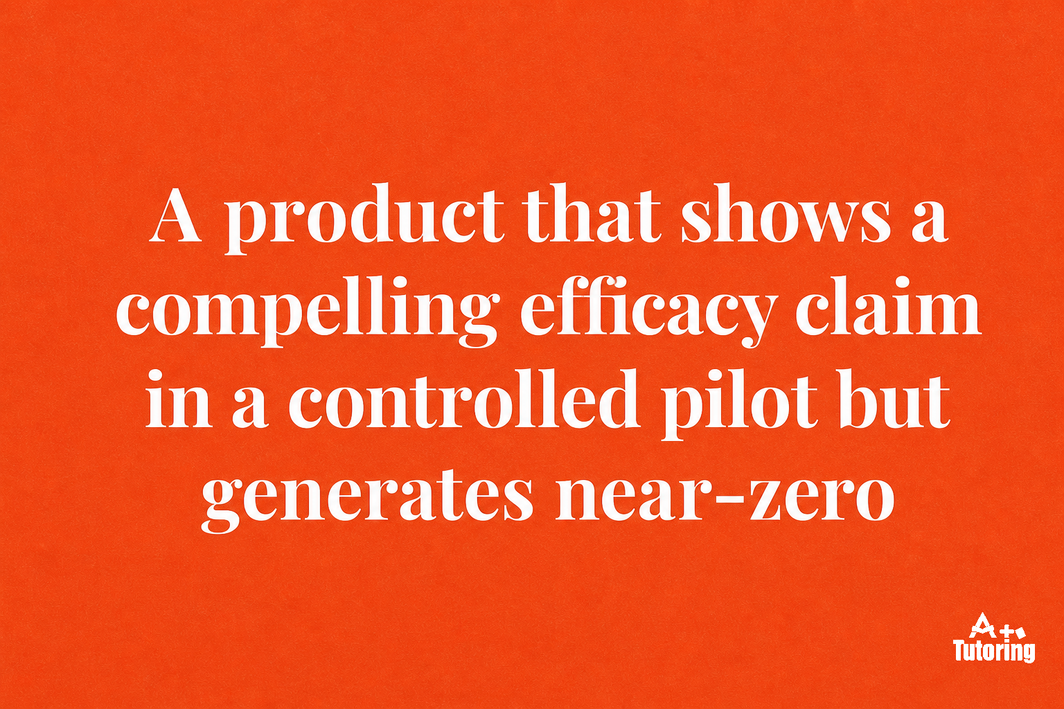 Pull quote: A product that shows a compelling efficacy claim in a controlled pilot but generates near-zero engagement in your building does not clear that bar.