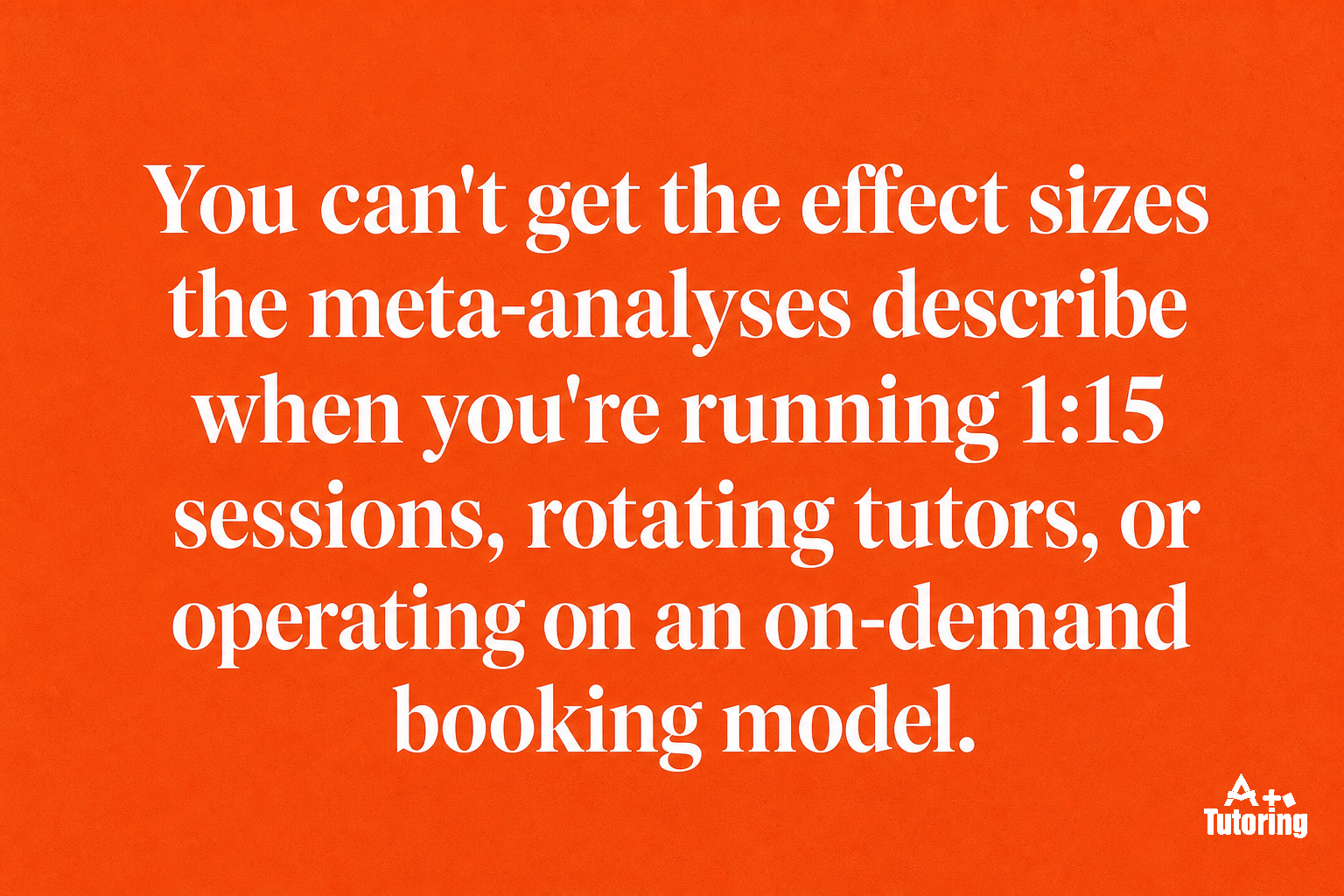 Pull quote: The next RFP cycle will be the first to exclude vendors whose model fails the research definition.